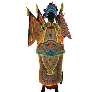 Custom Full Color LED Chinese Opera Performance Costume for Adults