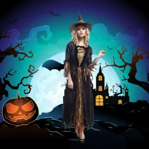 Custom Halloween Witch Costume Suit
