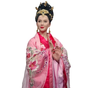 Custom Handmade Life-Size Ancient Beauty Silicone Wax Statue Model 65.4 Inches High Shopping Mall Use