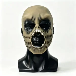 Custom Horror Zombie Mask Halloween Costume Props Latex Terrifying Headgear Scary Clown Halloween Masks for Adult
