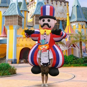 Custom Inflatable Clown Costume Puppet for Outdoor Parades and Stage Performances
