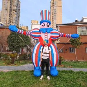 Custom Inflatable Clown Puppet for Outdoor Parades and Performances