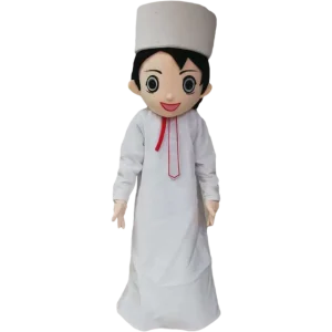 Custom Made Character Cartoon Arabic Boy Mascot Costumes for Kids Party