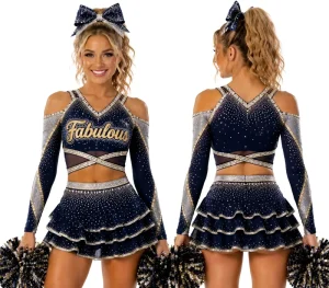 Custom Majorette Dance Costumes Spandex Stage Performance Wear Ballroom Uniform for Competition OEM