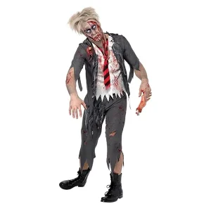 Custom Men’s Bloody Zombie Cosplay Costume Adult Student Outfit