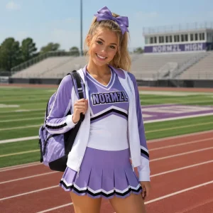 Custom School Sideline Cheer Uniform Sets College Varsity Cheerleading Outfit Spandex High School College Cheerleading Uniform