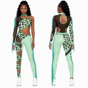 Custom Sequin Rhinestone Majorette Dance Costumes Factory Direct Spandex Stage Performance Wear Majorette Dance Uniforms