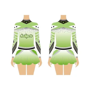 Custom Sequins and Fringe Rhinestone Majorette Dance Uniform Girls Performance Costume Set for Children