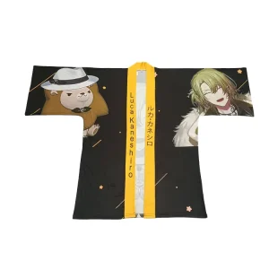 Custom Sublimation Printed Kimono Cardigan Happi Coat Cartoon Pattern Yukata