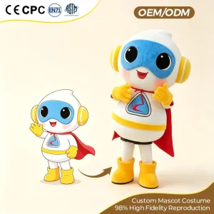 Custom Walking Robot Mascot Costume Plush Adult Performance Costume