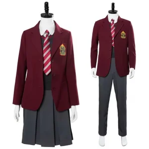 Custom Winter School Uniform for Girls, Maroon