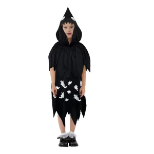 Customizable Children’s Death Vampire Costume Ghost Cloak Dress for Horror TV and Movie Cosplay