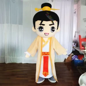 Customizable Chinese Style Prince Mascot Costume for Cosplay Cultural Exhibitions and Festivals