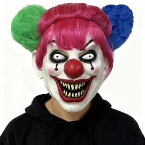 Customizable Full- or Half-Face 3D Anime Rubber Cosplay Mask for Halloween Parties