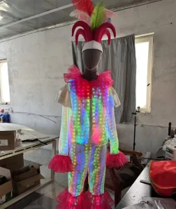 Customized Adult Parade Clown Costume Skirt Set