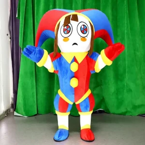 Customized Cartoon Inflatable Clown Mascot Costume
