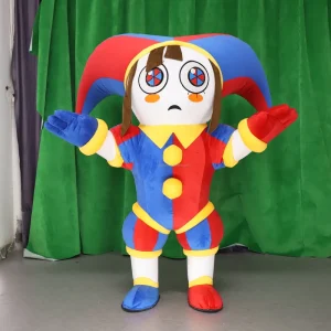 Customized Inflatable Cartoon Clown Mascot Costume for Adults