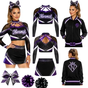 Customized Latest Design Cheerleading Uniform Sets Cheerleader Costume Cheerleading Dancewear Collection