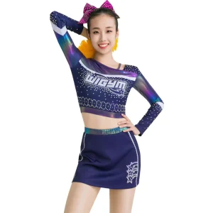 Customized Performance Sportswear OEM Spandex Captain Uniforms for Cheerleading Teams Cheerleading Uniforms