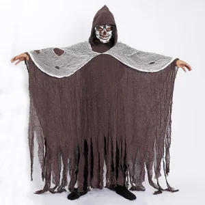 Demon Vampire Reaper Cloak Costume for Halloween Performance