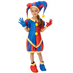 Digital Circus Clown Tight-Fitting Stage Performance Costume