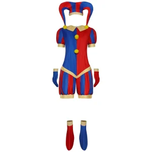 Digital Jumpsuit Pamina Cosplay Clown Performance Costume