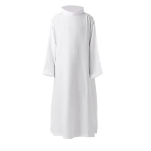Ecoparty Medieval Costumes Halloween Cosplay Monk Friar Robe Priest Costume Ancient Clothing Christian Suit White