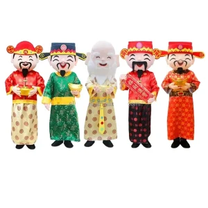 Efun MOQ 1 PC Professional Custom God of Wealth Mascot Costume Popular Fortune God Mascot Costume for Adults