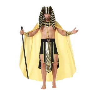 Egyptian Pharaoh Costume Adult Men’s Robe