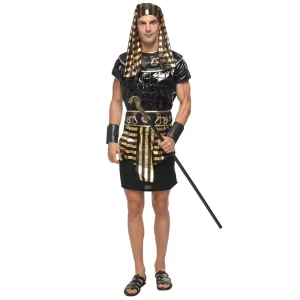 Egyptian Pharaoh Men’s Halloween Cosplay Costume for Your Holiday Celebration