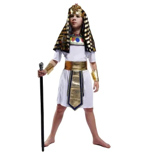 Egyptian Pharaoh Prince Cosplay Costume for Kids