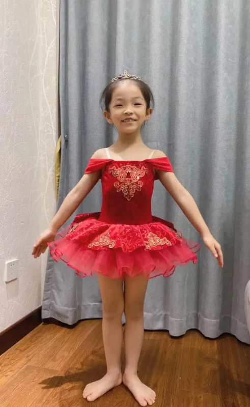Enchanting Kids Fairy Themed Costume for Stage Dance Performance Tutu