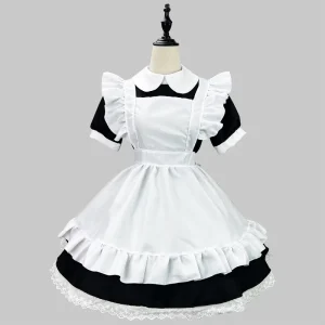 European Girl Alice Lolita Maid Cosplay Costume