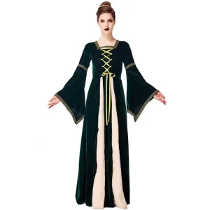 European Medieval Costumes Retro Aristocratic Court Dress Halloween Costumes Adult Stage Performance Costume