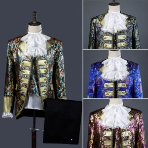 European Performance Suit Men’s Dress Studio Theme Host Suit