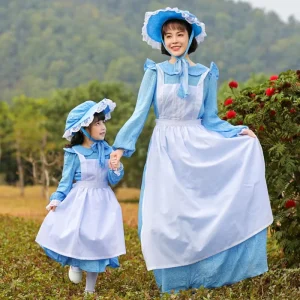 European Style Women’s Halloween Fairy Tale Colonial Dress Costume