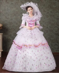 European Women’s Court Costume Stage Performance Queen Dress