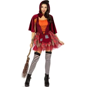 Evil Little Red Riding Hood Witch Cape Costume