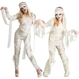 Factory Adult Egyptian Mummy Costume Halloween Horror Cosplay