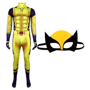 Factory Anime Movie & TV Costumes Role Playing Clothes Wolverine Halloween Adult Coverall with Masks