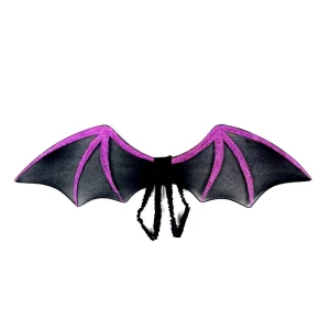 Factory Custom Nylon Bat Wings Purple Black Kids Costume Accessory