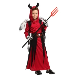 Factory Direct Devil Kids Costume for Role Play and Performance