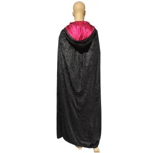Factory Direct Halloween Vampire Long Hooded Cloak for Stage Performance