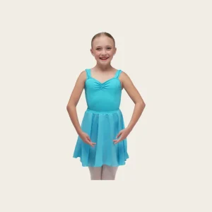 Factory High Quality Spandex Gymnastics Leotard With Chiffon Skirts Dance Costumes for Training