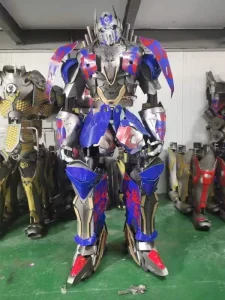 Factory Realistic Adult Robot Performance Costume with LED Mascot