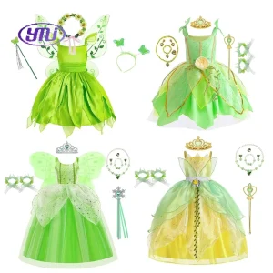 Fairy Tale Elf Princess Dress Costume for Parties, Birthdays and Performances