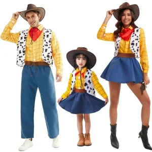 Family Matching Cowboy and Western Sheriff Costumes for Adults and Kids