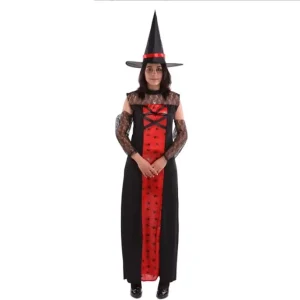 Fantast Costumes Women’s Witch Costume Halloween Party Classic Witch Cosplay Costume