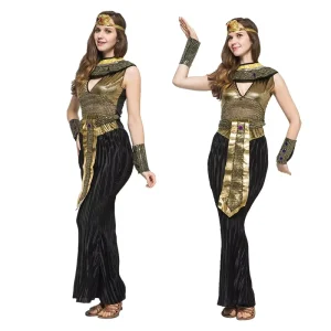 Fashion Adult Egyptian Pharaoh Princess Queen Costume Halloween Party Carnival Masquerade Costume Cosplay Uniforms