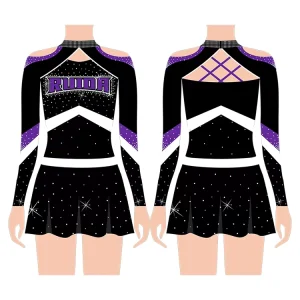 Fashion Style Cheer Costumes Free Design Cheerleading Uniforms Kids Adult Cheerleading Uniforms